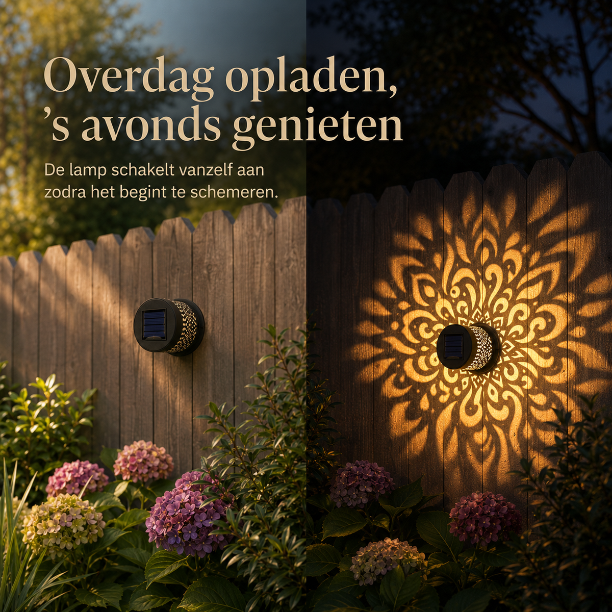 MandaGlow™ Pro – Solar Mandala Tuinlamp l Verander een donkere, saaie buitenplek in een sfeervolle blikvanger – zonder kabels, stopcontact of gedoe
