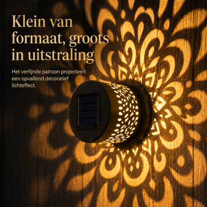 MandaGlow™ Pro – Solar Mandala Tuinlamp l Verander een donkere, saaie buitenplek in een sfeervolle blikvanger – zonder kabels, stopcontact of gedoe