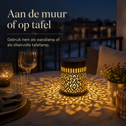 MandaGlow™ Pro – Solar Mandala Tuinlamp l Verander een donkere, saaie buitenplek in een sfeervolle blikvanger – zonder kabels, stopcontact of gedoe
