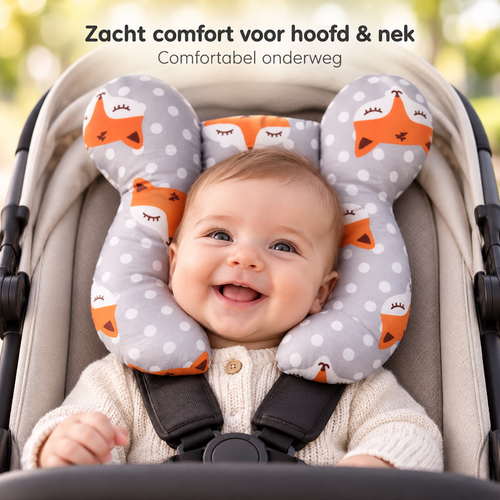 NestEase™ Pro – Zachte steun voor hoofd & nek, meer comfort onderweg