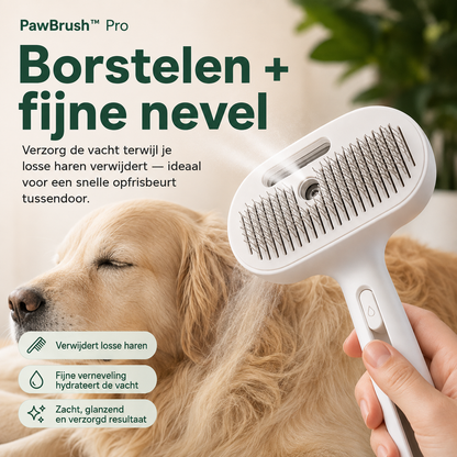 PawBrush™ Pro l  Minder losse haren in huis, meer gemak bij elke borstelbeurt
