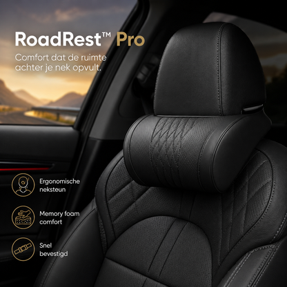 RoadRest™ Pro l Vult de ruimte achter je nek voor comfortabelere autoritten