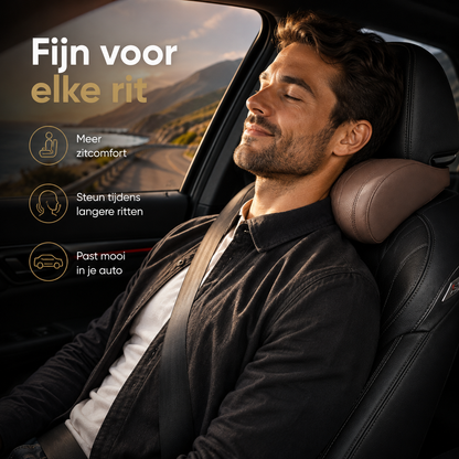 RoadRest™ Pro l Vult de ruimte achter je nek voor comfortabelere autoritten
