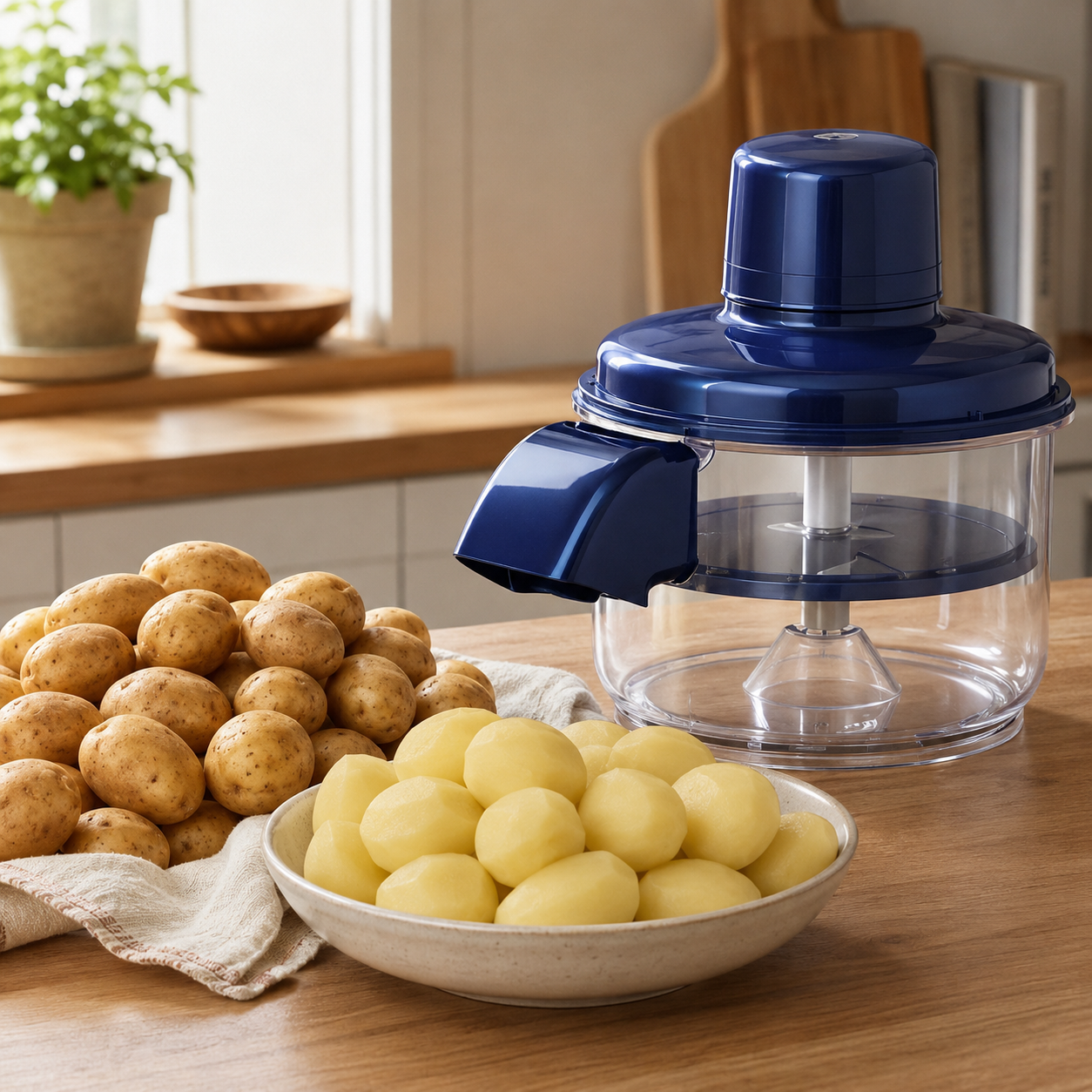 PeelEase™ Pro – Elektrische Aardappel- & Groenteschiller