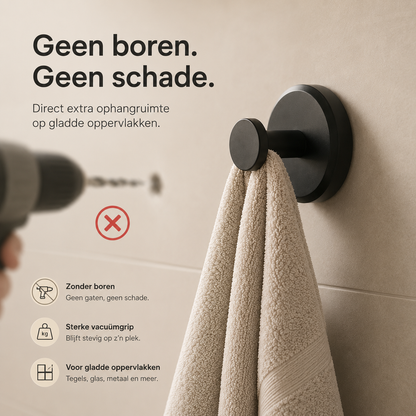 GripLock™ Pro – Vacuümhaak Zonder Boren