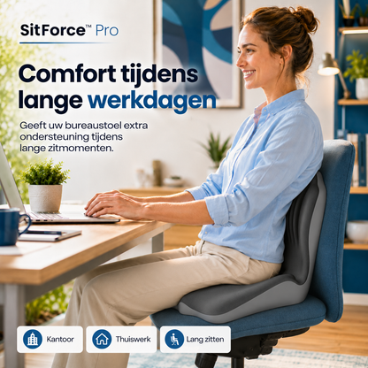 SitForce™ Pro l Maakt lang zitten merkbaar comfortabeler