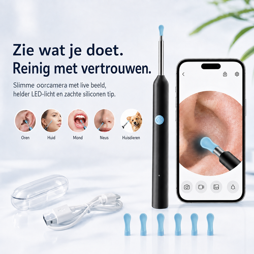 ClearScope™ Pro l Geen blind gepriegel meer – zie live waar vuil zit en reinig nauwkeuriger voor een zichtbaar schoner resultaat.