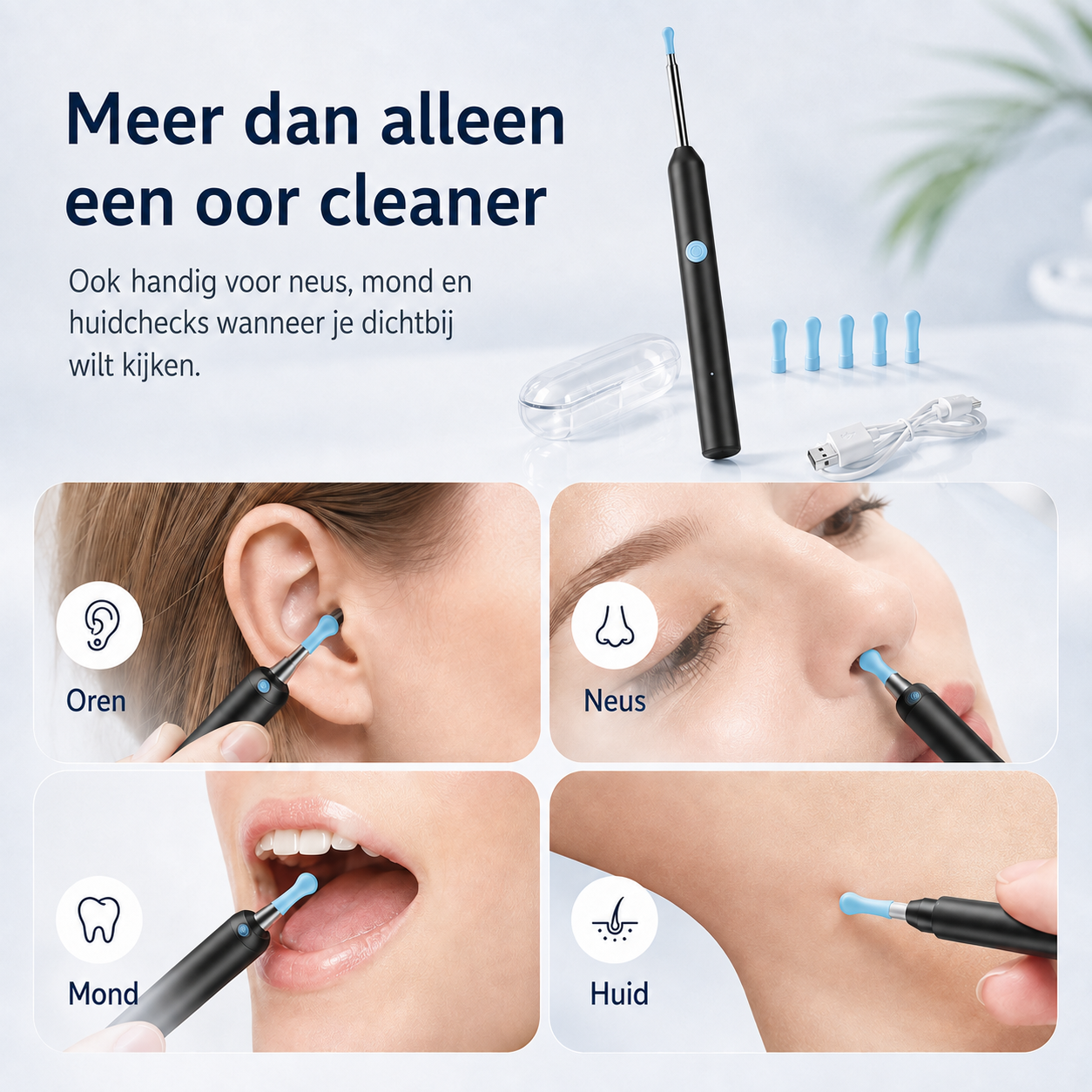 ClearScope™ Pro l Geen blind gepriegel meer – zie live waar vuil zit en reinig nauwkeuriger voor een zichtbaar schoner resultaat.