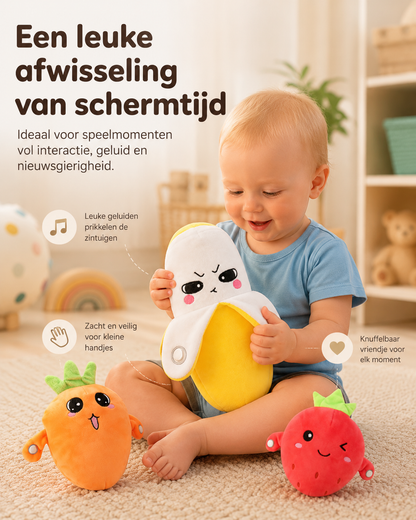 JoyTap™ Interactieve Muziekknuffel l Raak. Lach. Maak samen muziek.