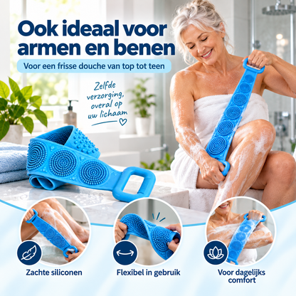 BackEase™ Pro | Siliconen Rug Scrubber | Minder draaien, bereik moeiteloos uw rug, schouders en benen