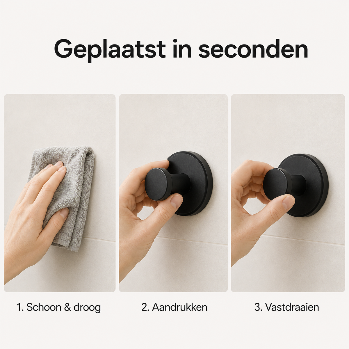 GripLock™ Pro – Extra ophangruimte zonder gaten, schroeven of gedoe l 1+1 GRATIS