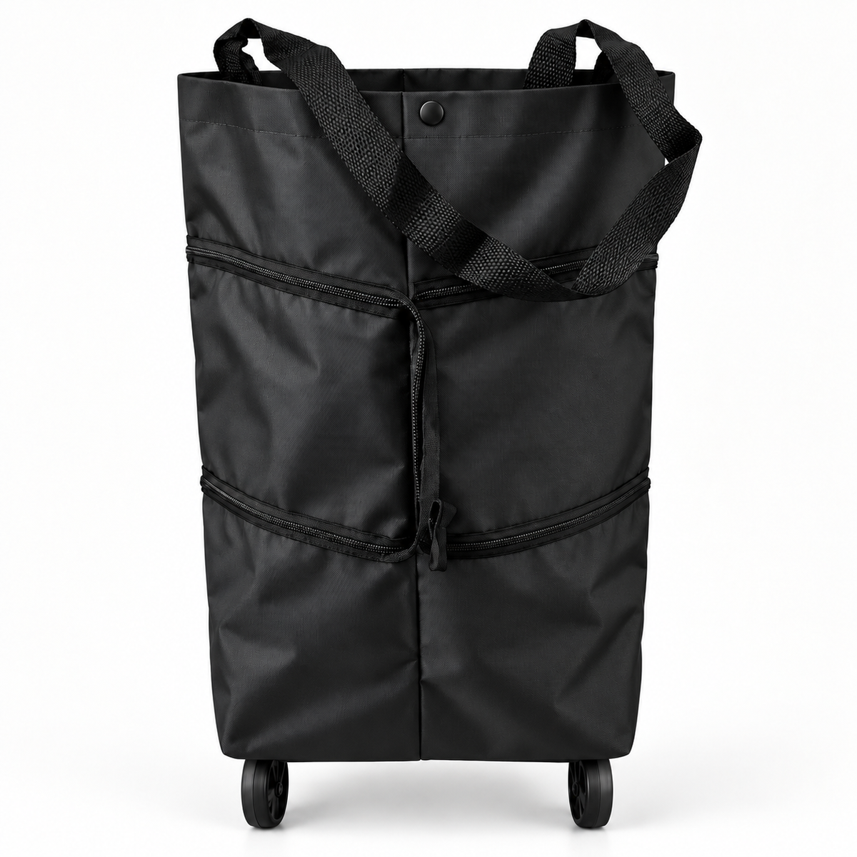 CarryEase™ Pro – Opvouwbare 2-in-1 Boodschappentrolley l Neem meer boodschappen mee zonder zwaar te sjouwen