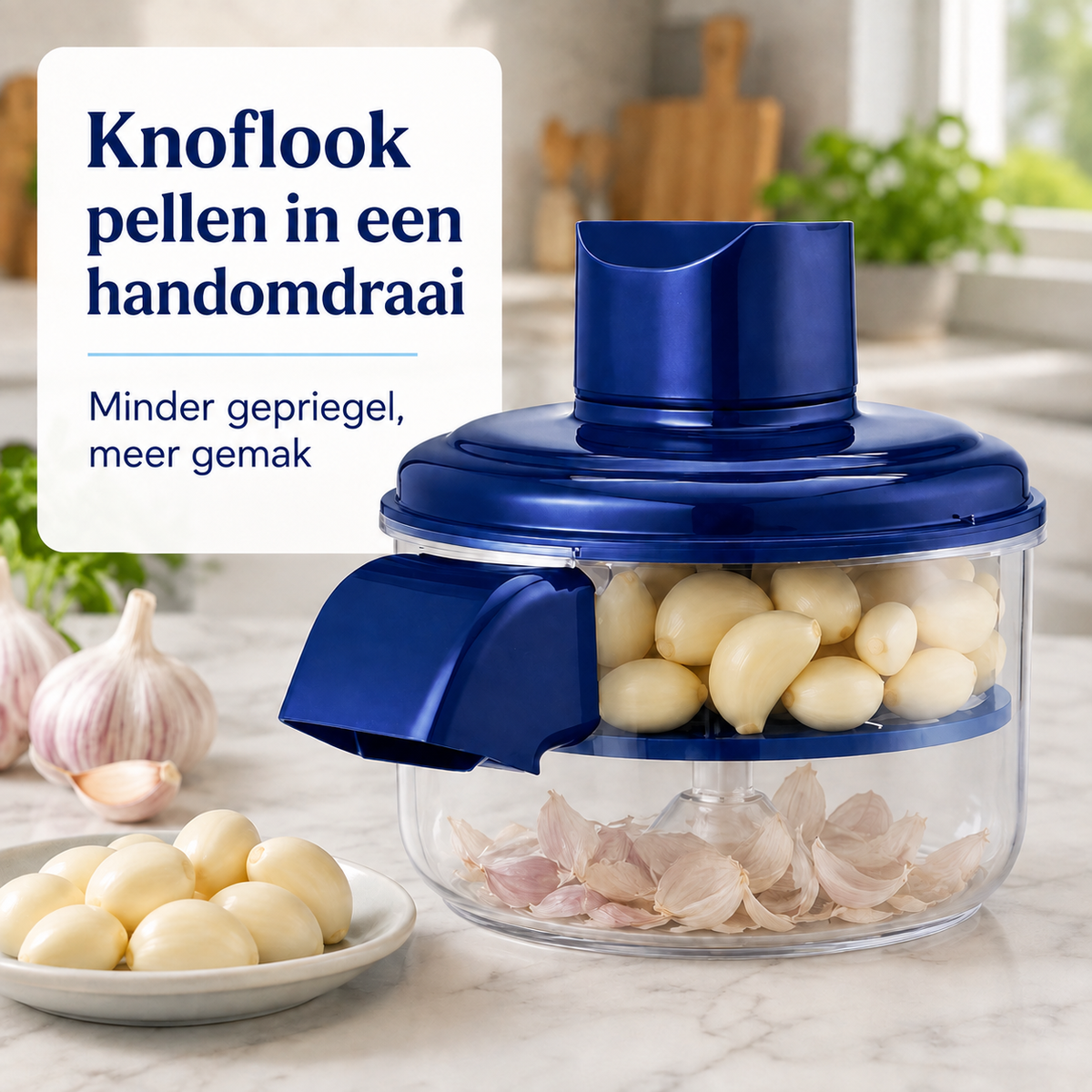 PeelEase™ Pro – Elektrische Aardappel- & Groenteschiller l Klaar met eindeloos handmatig schillen? PealEase™ neemt het vervelende werk voor je uit handen