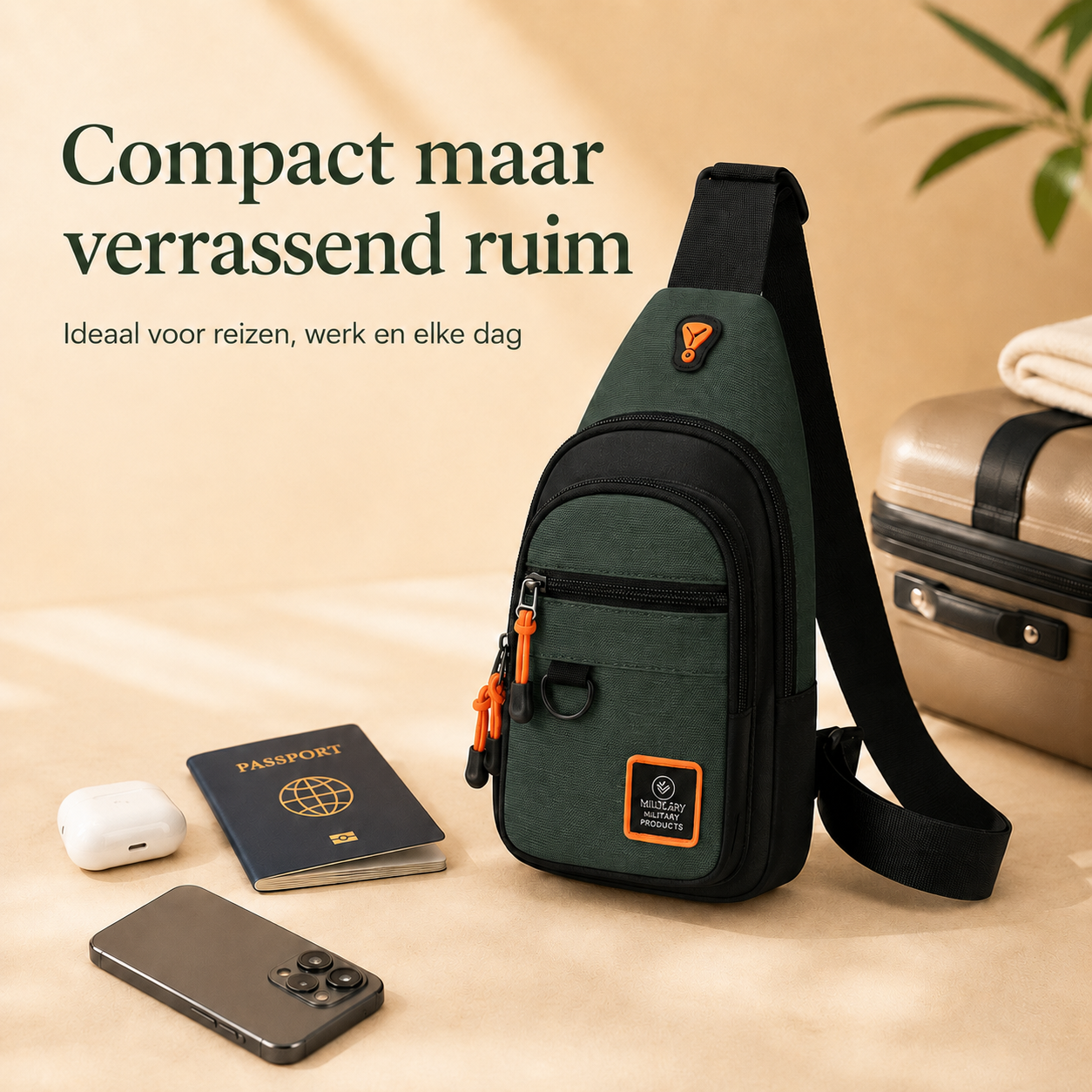 UrbanCarry™ Pro – Waterafstotende Crossbody Tas