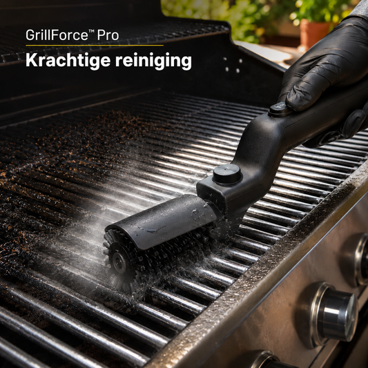 GrillForce™ Pro BBQ Borstel l Snel en eenvoudig weer een schone BBQ
