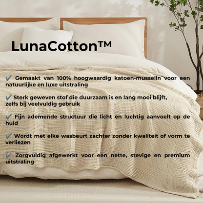 LunaCotton™ Luxe Musselin Deken