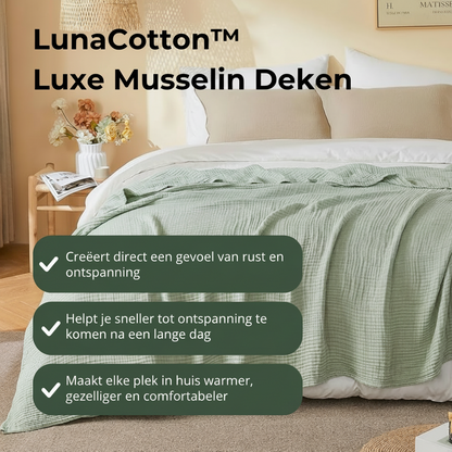 LunaCotton™ Luxe Musselin Deken