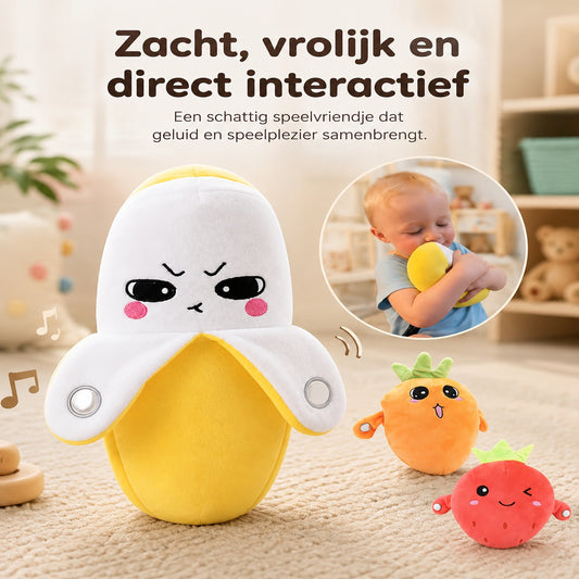 JoyTap™ Interactieve Muziekknuffel l Raak. Lach. Maak samen muziek.