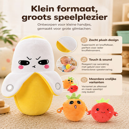 JoyTap™ Interactieve Muziekknuffel l Raak. Lach. Maak samen muziek.